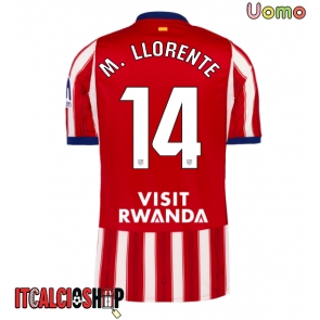 Atletico Madrid Marcos Llorente #14 Prima Maglia 2026-27 Manica Corta